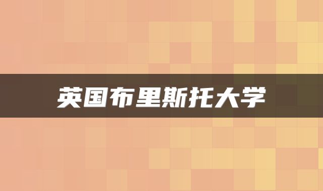 英国布里斯托大学